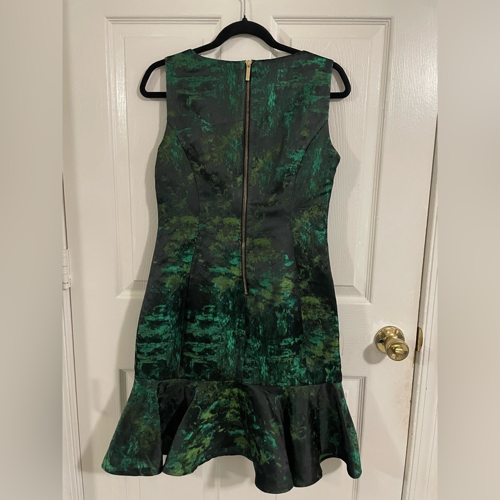Calvin Klein Green Sheath Midi Dress for Cocktail - Picture 4 of 9